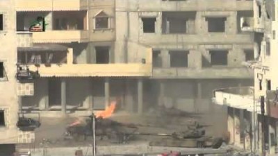 시리아 탱크의 폭발