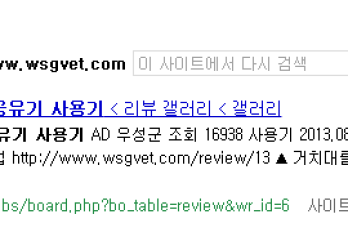 네이버 웹문서 검색을 위한 aside 활용