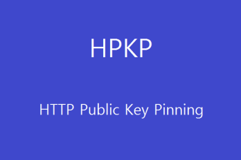 HPKP HTTP Public Key Pinning 적용 방법