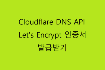 DNS 인증을 통한 acme.sh Letsencrypt SSL 인증서 발급받기