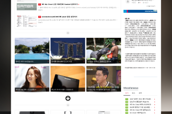 제 홈페이지 메인, 사이드 파일 공유합니다.