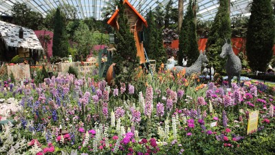 가든스 바이 더 베이 플라워 돔 (2) - 싱가포르 첫번째 여행기 #16